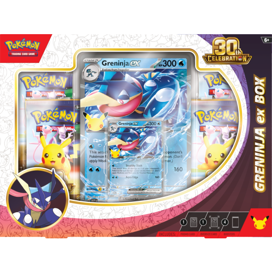 Pokémon TCG: 30th Celebration - Ex Box - Greninja ex
