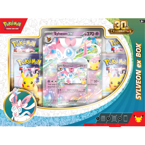 Pokémon TCG: 30th Celebration - Ex Box - Sylveon ex