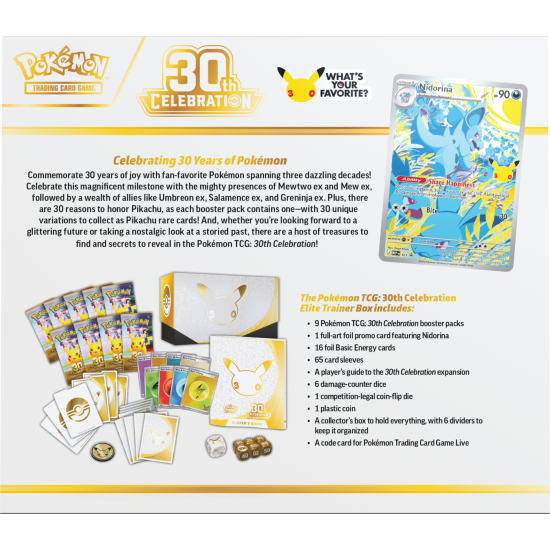 Pokémon TCG: 30th Celebration - Elite Trainer Box