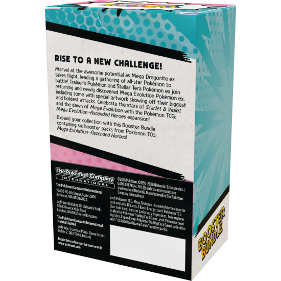 Pokémon TCG: Mega Evolution - Ascended Heroes - Booster Bundle