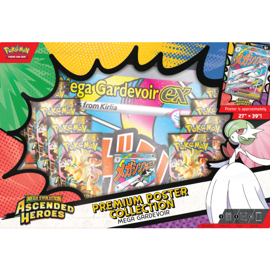 Mega Evolution - Ascended Heroes - Premium Poster Collection - Gardevoir