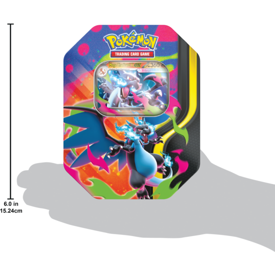 Pokémon TCG: Mega Charizard Tin - Mega Charizard X