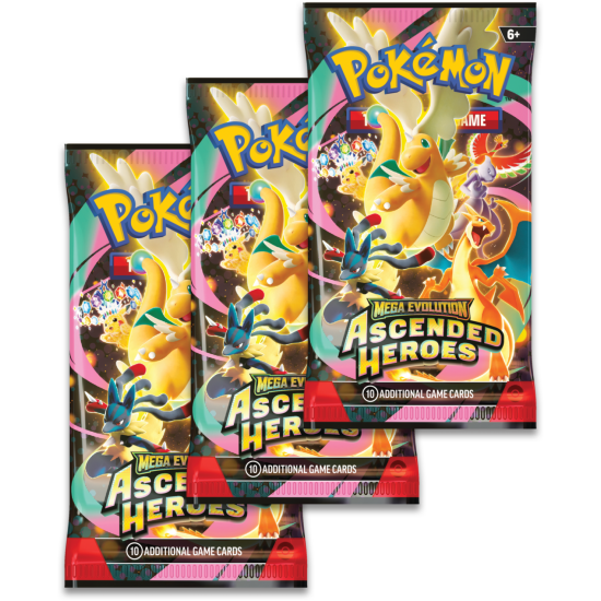 Ascended Heroes - Tech Sticker Collection - Charmander/Mega Charizard Y