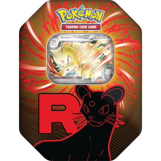 Pokémon TCG: Team Rocket Tin -Persian