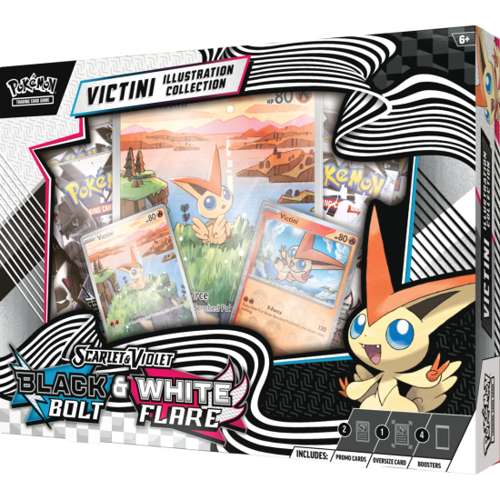 White Flare & Black Bolt Unova Victini Illustration Collection