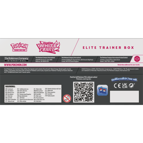 Black Bolt & White Flare Elite Trainer Box Reshiram