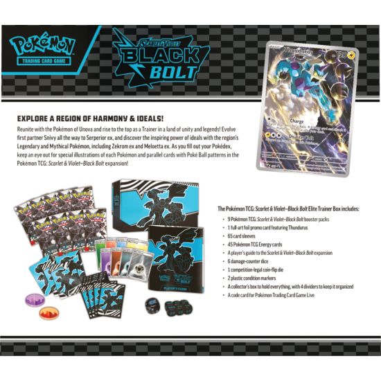 Black Bolt & White Flare Elite Trainer Box Zekrom