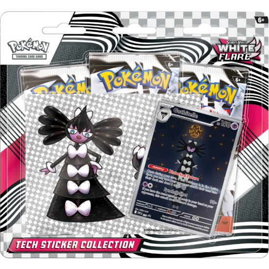 Scarlet & Violet - White Flare - Tech Sticker - Gothitelle