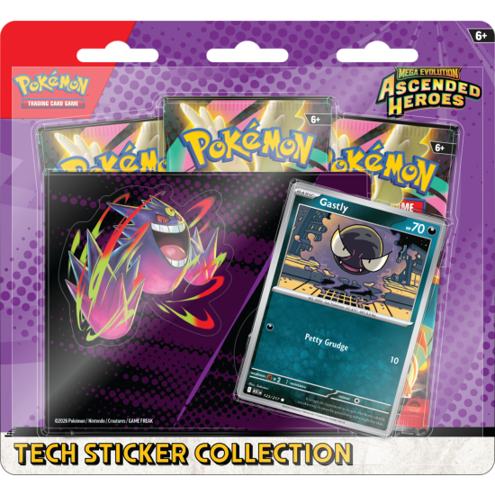 Ascended Heroes - Tech Sticker Collection - Gastly/Mega Gengar