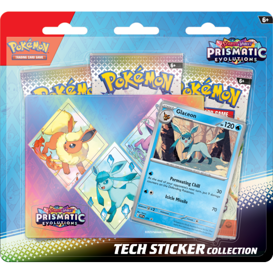 Prismatic Evolutions - Tech Sticker BUNDLE Glaceon
